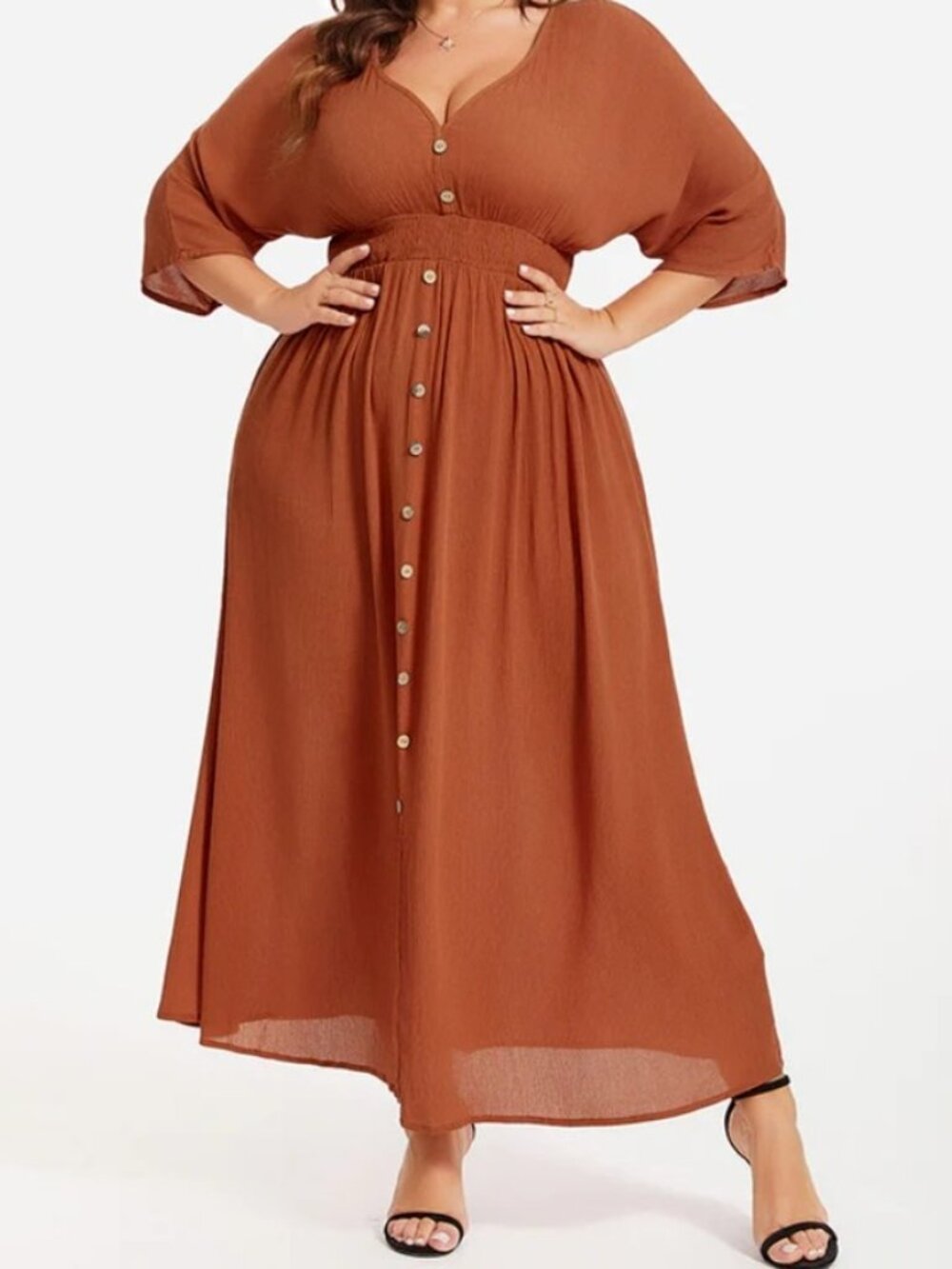 Plus Size Batwing Sleeve Dress NWT